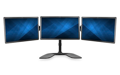 Triple-Monitor Desktop Stand - Articulating