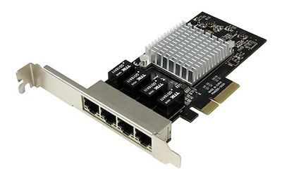 4-Port Gigabit Ethernet Network Card